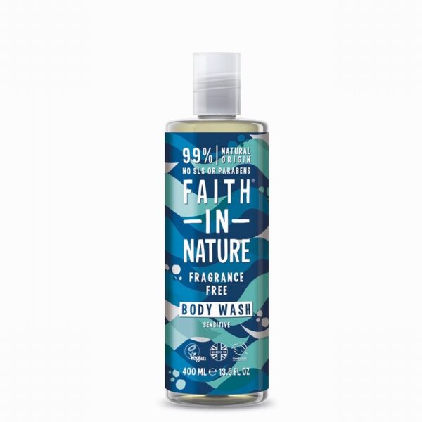 Faith In Nature Body Wash - Fragrance Free (400ml)