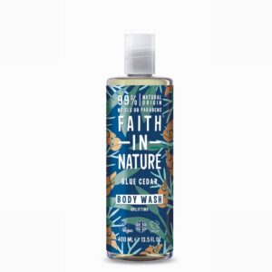 Faith In Nature Body Wash – Blue Cedar (400ml) - Organic to your door