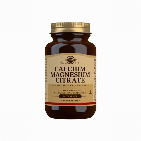 Solgar Calcium Magnesium Citrate (50s) - Organic to your door