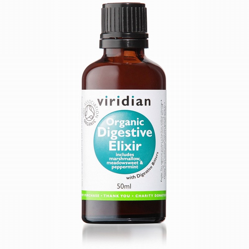 Viridian Organic Digestive Elixir (50ml) - Organic to your door