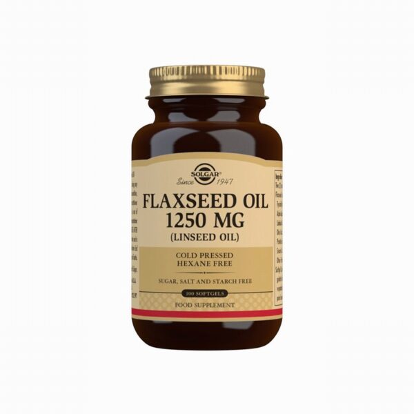 Solgar Flaxseed Oil 1250mg (100s) - Organic to your door