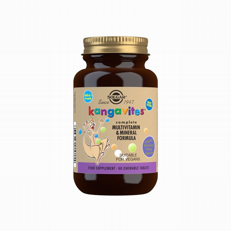 Solgar Kangavites B’ncing Berry Comp Multivit & Mineral (60s) - Organic to your door
