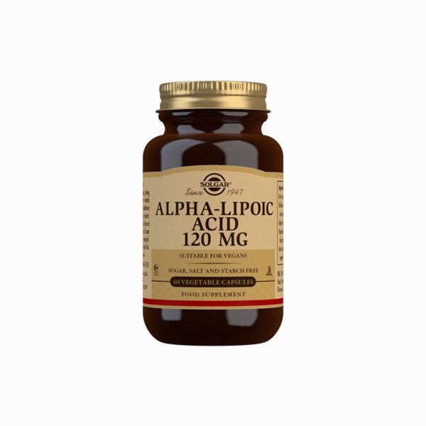 Solgar Alpha Lipoic Acid 120mg (60s) - Organic to your door