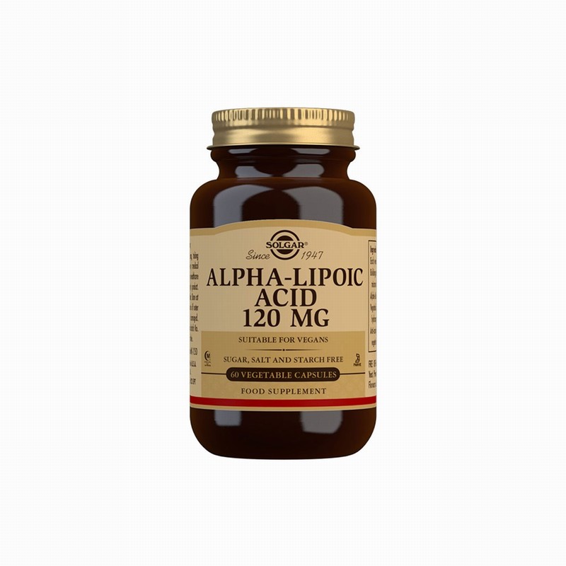Solgar Alpha Lipoic Acid 120mg (60s) - Organic to your door