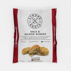 Strong Roots Kale & Quinoa Burgers (300g) - Organic to your door