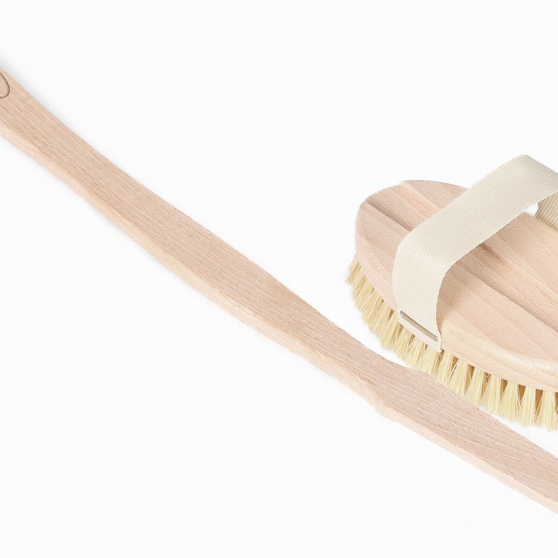 Beechwood & Sisal Bristle Body Brush – Hard (1) - Organic to your door