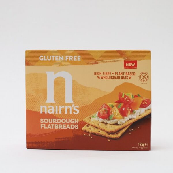 Nairns Sourdough Flatbreads (125g) - Organic to your door