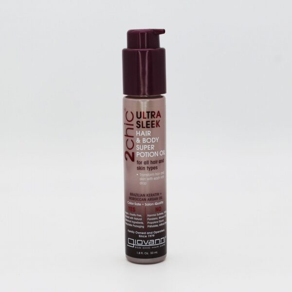 Giovanni Ultra Sleek Argan Super Potion (53ml) - Organic to your door