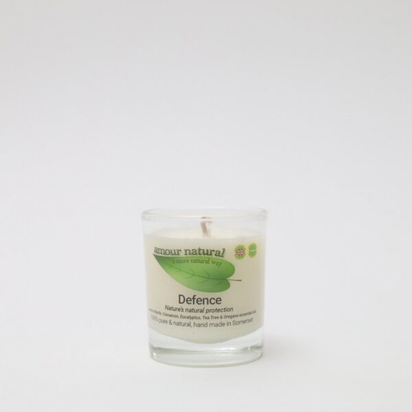 Amour Natural Votive Essential Oil Candle – Defence (55g) - Organic to your door