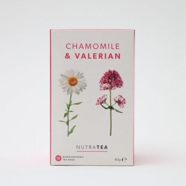 NutraTea Chamomile & Valerian Tea (20s) - Organic to your door