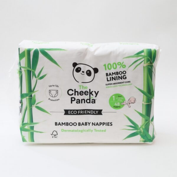 The Cheeky Panda Nappies Size 1 (48s) - Organic to your door