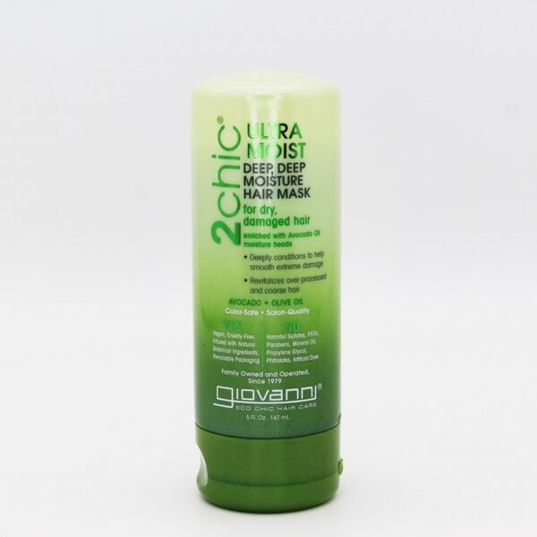 Giovanni 2chic® Ultra-Moist Avocado & Olive Oil Hair Mask(144ml) - Organic to your door