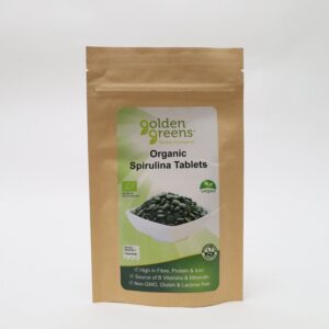 Golden Greens Organic Spirulina Tablets (120s) - Organic to your door