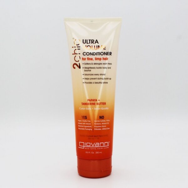 Giovanni 2chic® Ultra Volume Tangerine & Papaya Cond (250ml) - Organic to your door