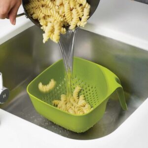 Square Colander – Green - Organic to your door