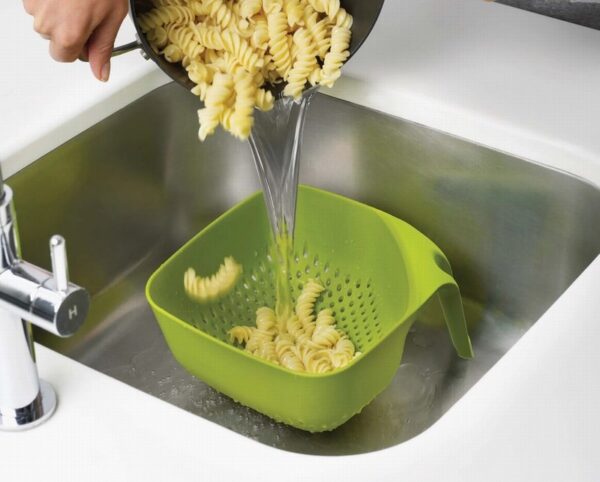 Square Colander – Green - Organic to your door