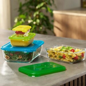 Nest Glass 4pc Storage Set - Organic to your door