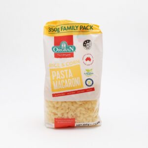 Orgran Rice & Corn Macaroni (350g) - Organic to your door