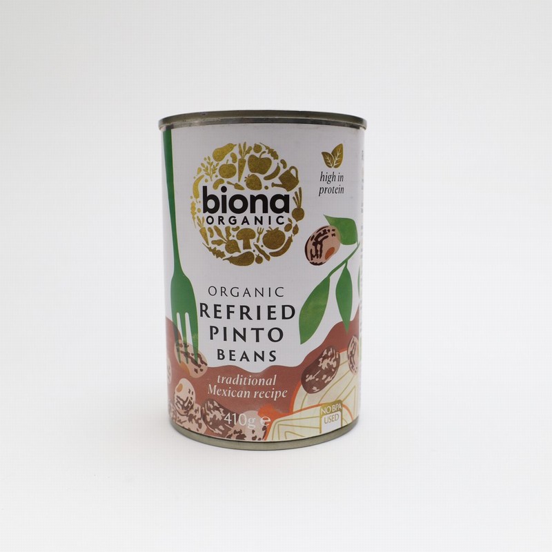 Organic Refried Pinto Beans (410g) - Organic to your door