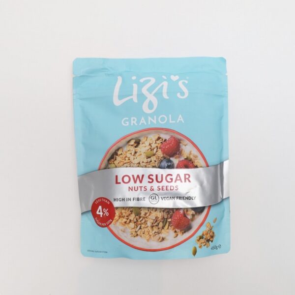 Lizi’s Low Sugar Granola – Nuts & Seeds (450g) - Organic to your door