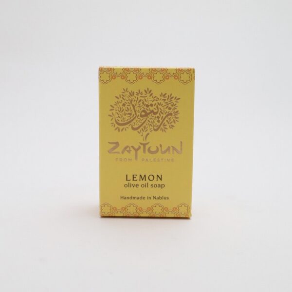 Zaytoun Lemon Olive Oil Soap (100g) - Organic to your door