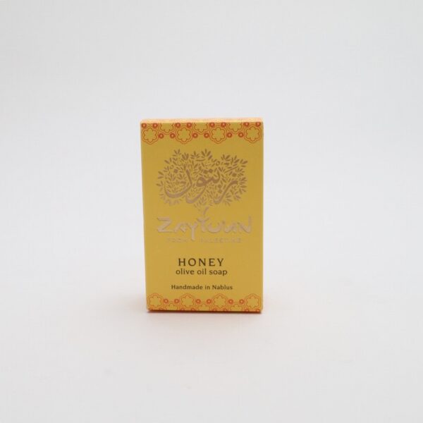 Zaytoun Honey Olive Oil Soap (100g) - Organic to your door