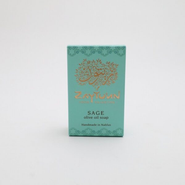 Zaytoun Sage Olive Oil Soap (100g)