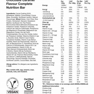 Huel Chocolate Caramel Nutrition Bar (51g) - Organic to your door