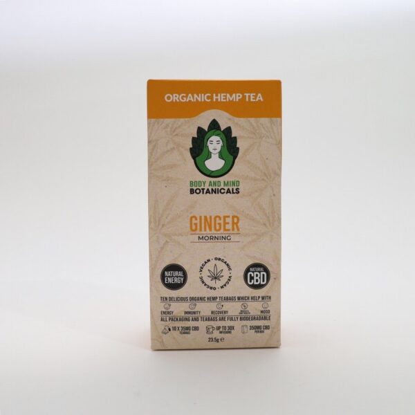 Organic CBD Tea – Ginger (10s) - Organic to your door