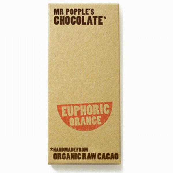 Mr Popple’s Organic Raw Chocolate – Orange 69% (50g) - Organic to your door