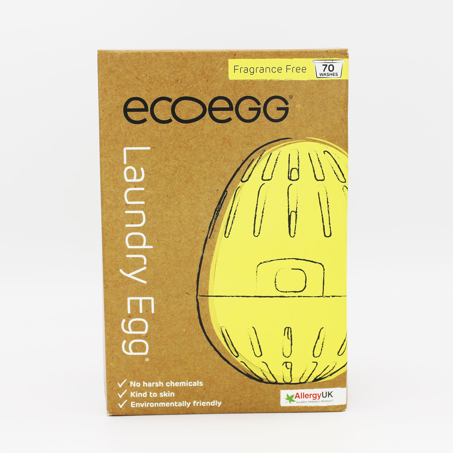 EcoEgg Laundry Egg Fragrance Free (70 Washes) Organic to your Door