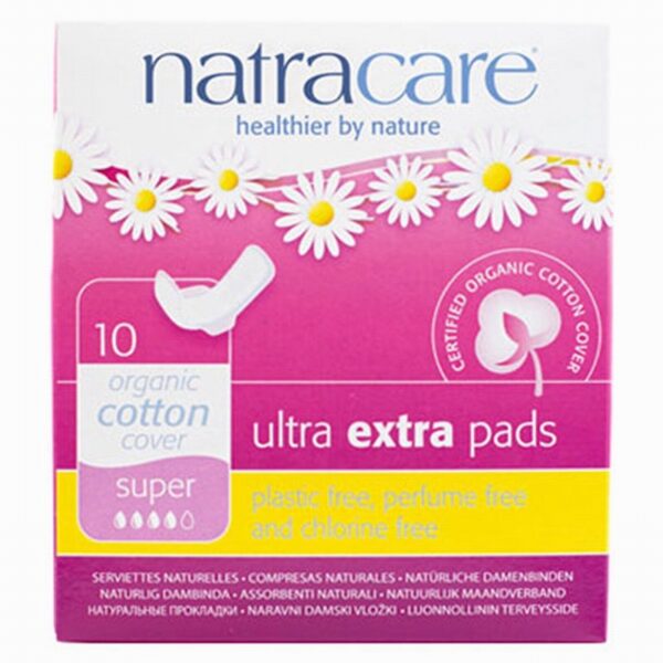 Natracare Organic Ultra Extra Pads – Super (10s) - Organic to your door