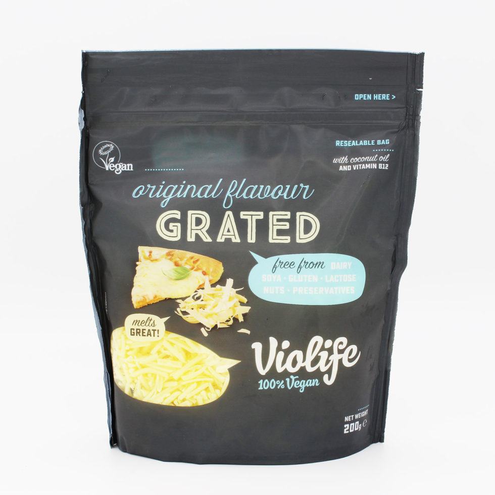 Violife Vegan Cheese Grated Original (200g) Organic to your Door