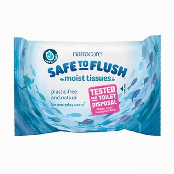 Natracare Safe To Flush Moist Tissue (30s) - Organic to your door