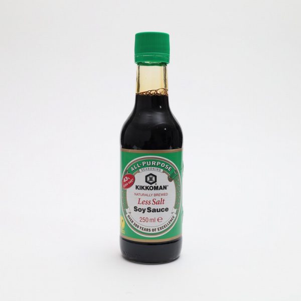 Kikkoman Less Salt Soy Sauce (250ml)