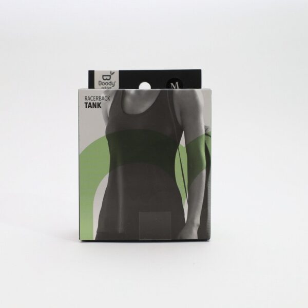 Racerback Active Tank – Black (Medium) - Organic to your door