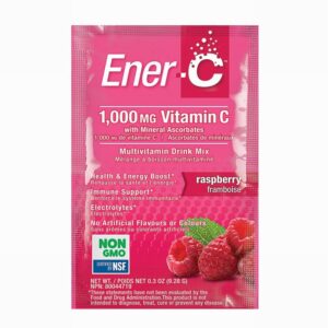 Ener-C Raspberry Vitamin C Powder (9.25g) - Organic to your door