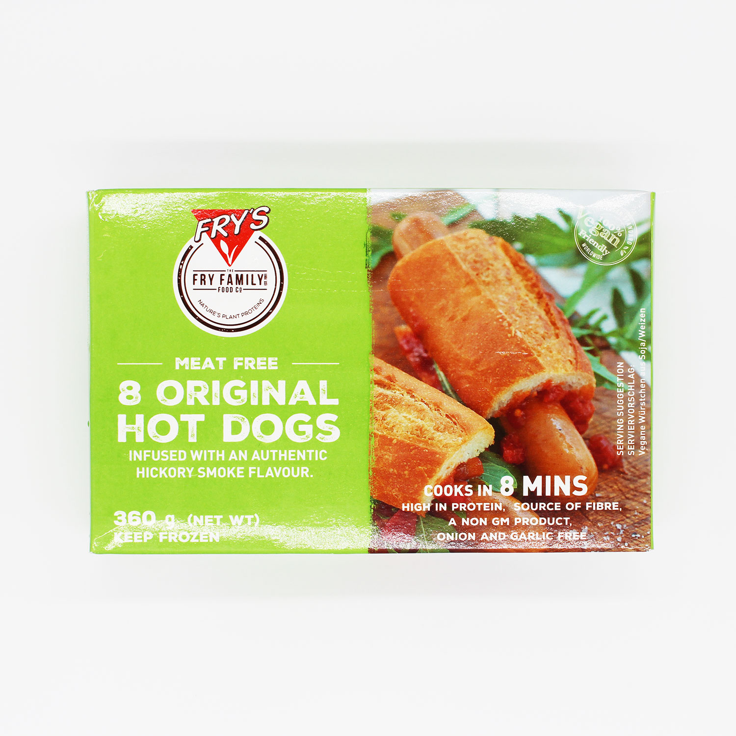 Fry's Meat Free Original Hot Dogs (380g) Organic to your Door