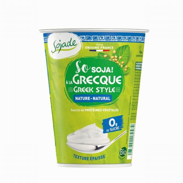 Sojade Organic Soya Greek Style Yogurt (400g) - Organic to your door