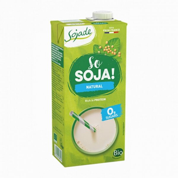 Sojade Organic Soya Milk – Natural (1L) - Organic to your door