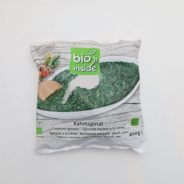 Organic Creamed Spinach (400g) - Organic to your door