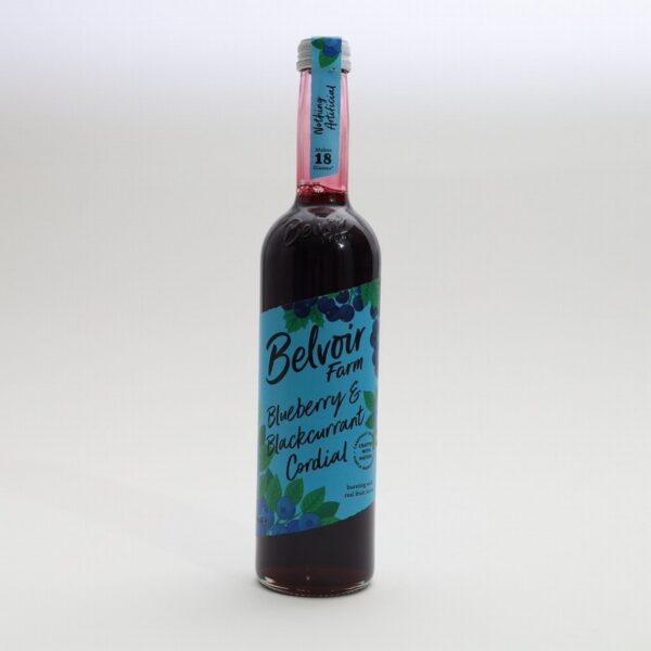 Belvoir Blueberry & Blackcurrant Cordial (500ml) - Organic to your door