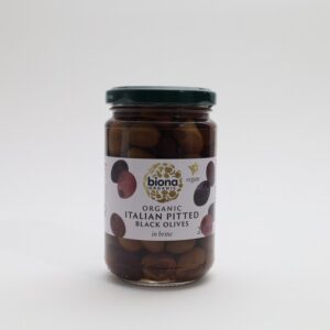 Organic Italian Pitted Black Olives (280g) - Organic to your door