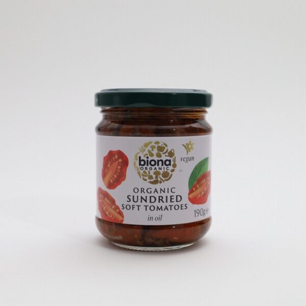 Organic Sundried Soft Tomatoes in Oil (190g) - Organic to your door