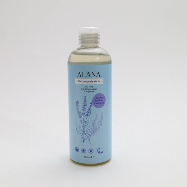 Alana English Lavender Body Wash (500ml) - Organic to your door