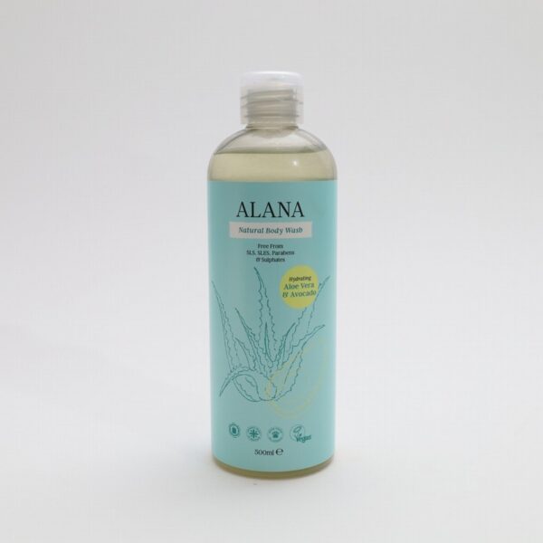 Alana Aloe Vera & Avocado Body Wash (500ml) - Organic to your door