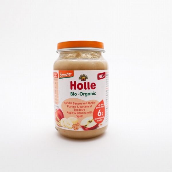 Holle Organic Apple & Banana with Spelt (190g) - Organic to your door