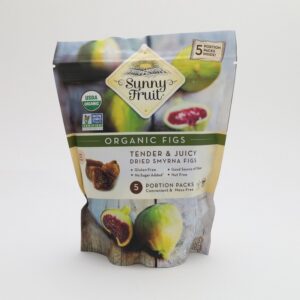 Sunny Fruits Organic Dried Soft Figs (5x50g) - Organic to your door