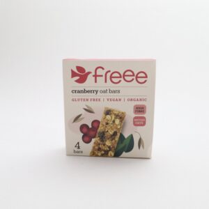 Doves Farm Freee Oat Bars – Cranberry (4x35g) - Organic to your door