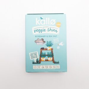 Kallo Rosemary Chickpea Veggie Thins (122g) - Organic to your door